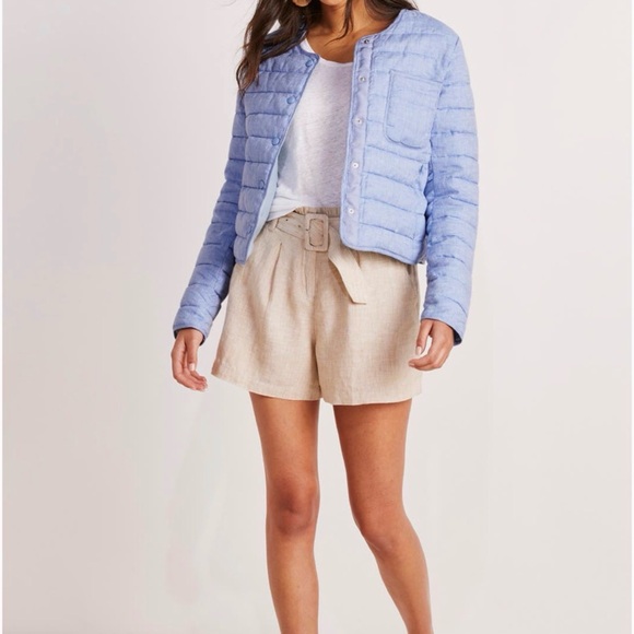 Vineyard Vines lightweight linen puffer jacket - Picture 7 of 13